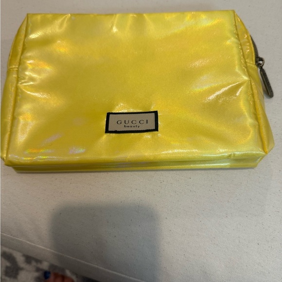 Gucci Shimmering Yellow Cosmetic Case - Picture 5 of 7